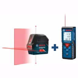 Bosch GCL 2-160 S Self-Leveling Cross-Line Laser Level & GLM165-40 165 ft. Laser Measure Combo Kit thumbnail 1