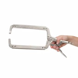 TEKTON 18 in. Locking C-Clamp with Chrome Plated Finish thumbnail 4
