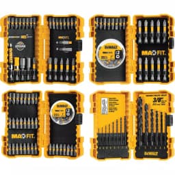 DEWALT 20V MAX Cordless 1/2 in. Drill/Driver Combo Kit with (2) 1.3Ah Batteries & 140-Piece Screwdriving Set thumbnail 9