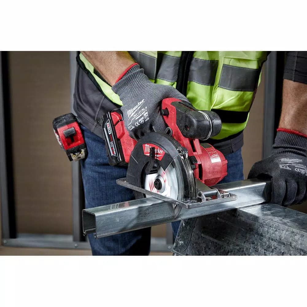 Milwaukee 5-3/8 in. 50T Carbide Aluminum and Metal Cutting Circular Saw Blade