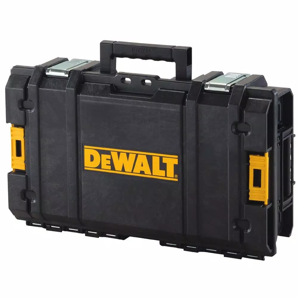 DEWALT DW088CG Green Self-Leveling Cross Line Laser Level with TOUGHSYSTEM Tool Box