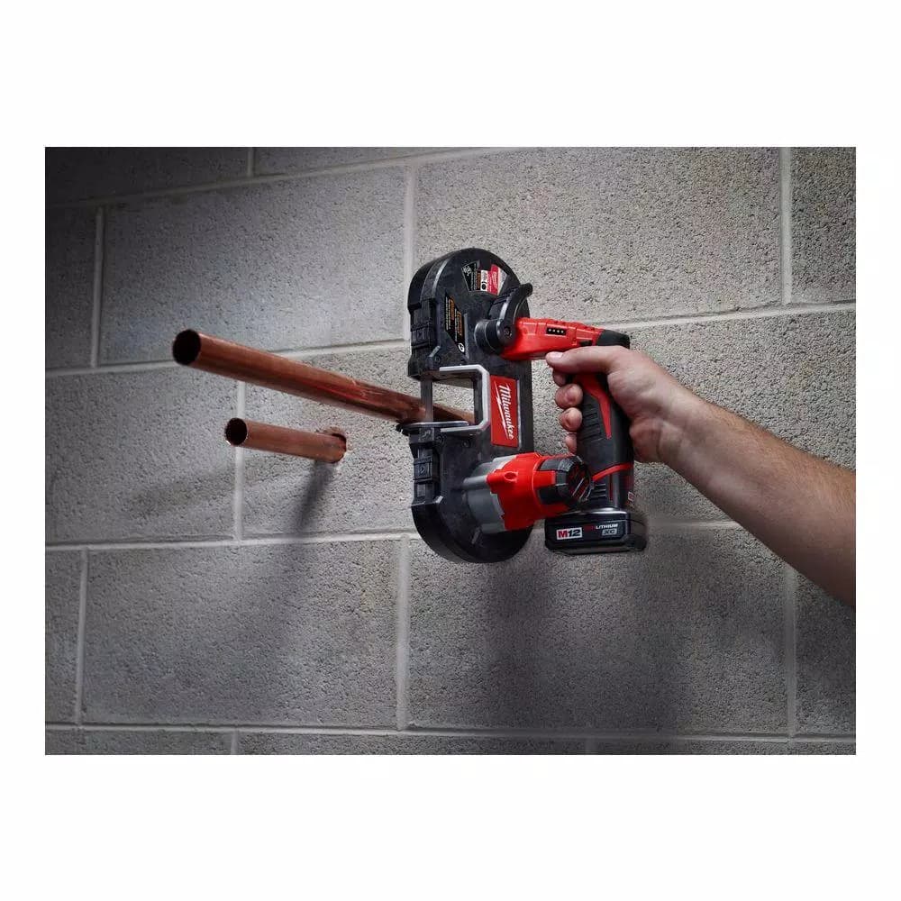 Milwaukee M12 12V Lithium-Ion Cordless Sub-Compact Band Saw XC Kit