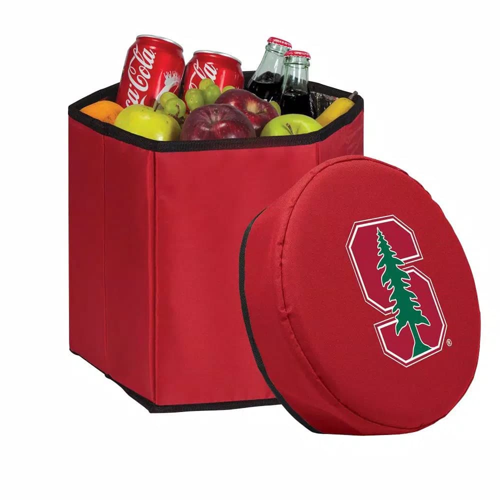 Picnic Time Stanford University Bongo 12 Qt. Collapsible Soft-Side Cooler - Cardinal Red