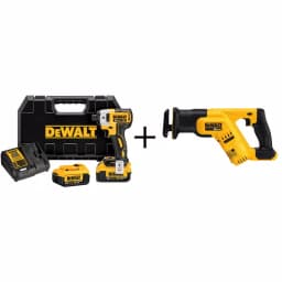 DEWALT 20V MAX XR Brushless 3-Speed 1/4 in. Impact Driver Kit with (2) 4.0 Ah Batteries & Bonus Reciprocating Saw thumbnail 1