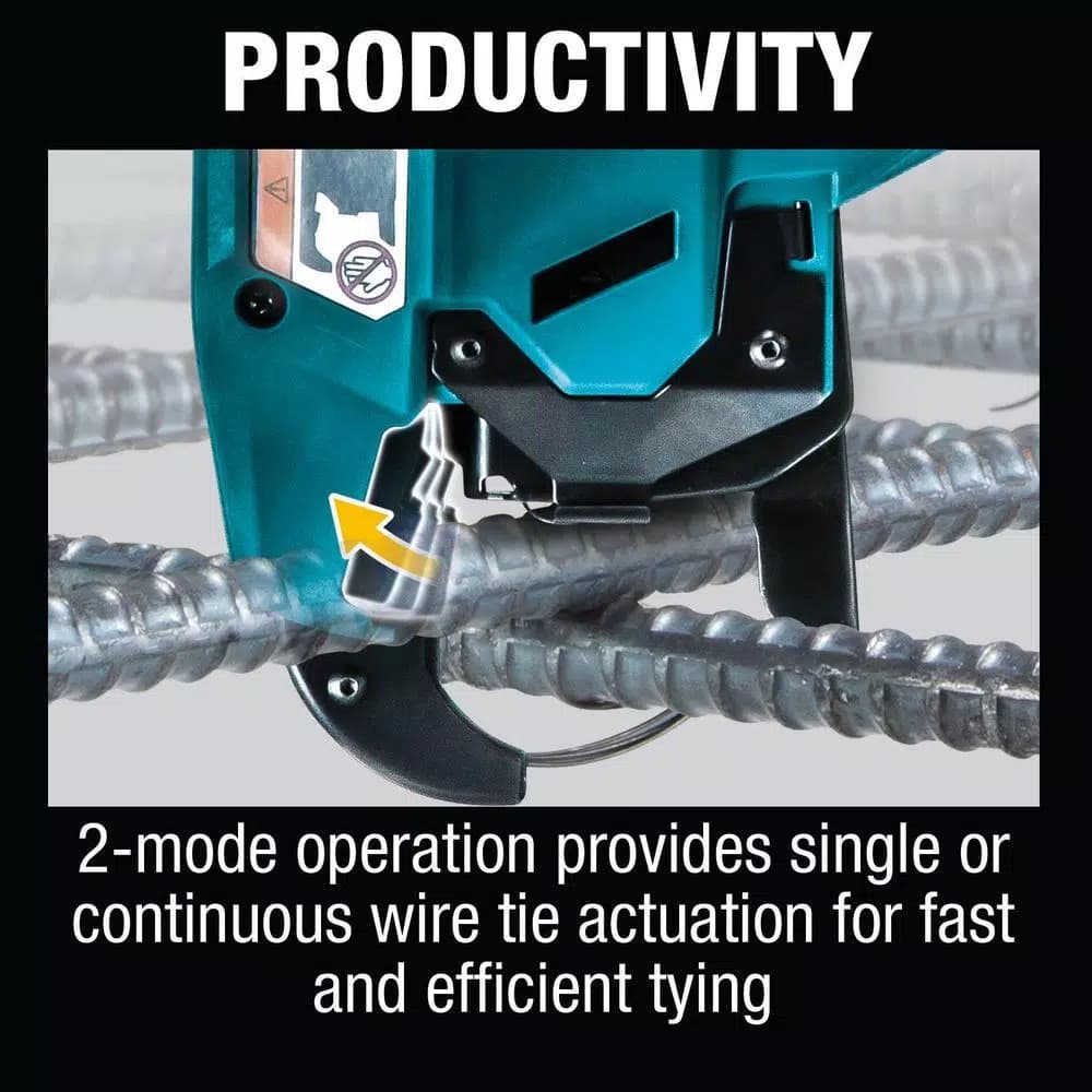 Makita 18V LXT Brushless Cordless Rebar Tying Tool Kit with 5.0 Ah Battery