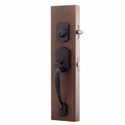Copper Creek Heritage Tuscan Bronze Handleset with Waverlie Lever Trim thumbnail 2