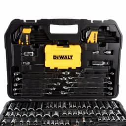 DEWALT 142-Piece 1/4 in. and 3/8 in. Drive Polished Chrome Mechanics Tool Set thumbnail 5