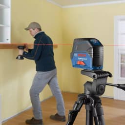 Bosch GCL 2-160 S Self-Leveling Cross-Line Laser Level with Tripod and Magnetic Mount thumbnail 9
