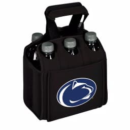 Picnic Time Penn State Nittany Lions Insulated 6-Bottle Beverage Carrier, Black thumbnail 1