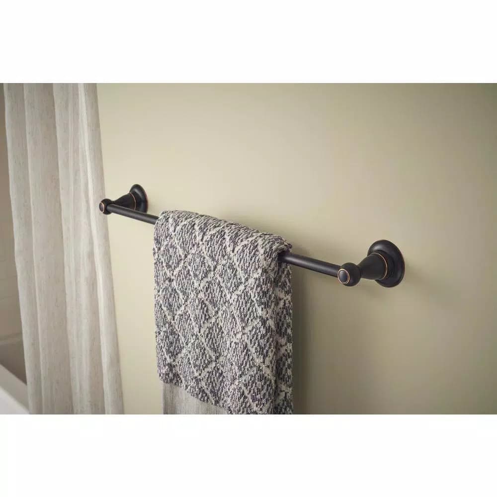 Delta Porter 24 in. Single Towel Bar, Oil Rubbed Bronze
