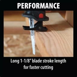 Makita JR3050TZ 11 Amp Corded Variable Speed Reciprocating Saw with Hard Case thumbnail 9