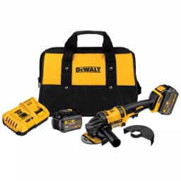 DEWALT FLEXVOLT 60V MAX Brushless 4-1/2 in. Angle Grinder Kit with (2) 6.0Ah Batteries & Bonus DCD996B Drill/Driver thumbnail 2