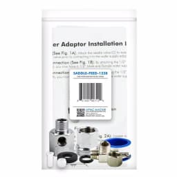APEC Water Systems Standard Feed Water Adapter for 1/2 in. and 3/8 in. Pipes, Reverse Osmosis Water Filter System Connector thumbnail 3