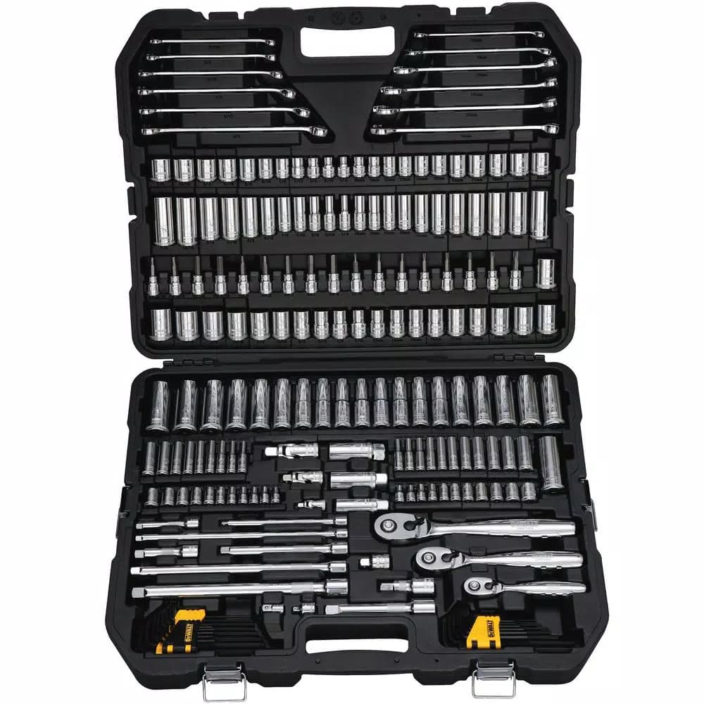 DEWALT 269-Piece Mechanics Tool Set with 65-Piece Impact Ready Accessory Set