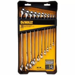 DEWALT 10-Piece SAE Combination Wrench Set thumbnail 1
