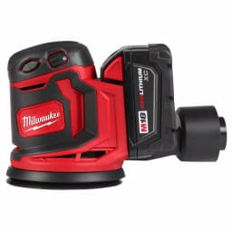 Milwaukee M18 18V Lithium-Ion 5 in. Cordless Random Orbit Sander Kit with 3.0Ah Battery, Charger and Bag thumbnail 7