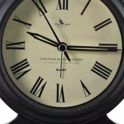 FirsTime Antollini 5 in. Analog Tabletop Clock - Black thumbnail 3