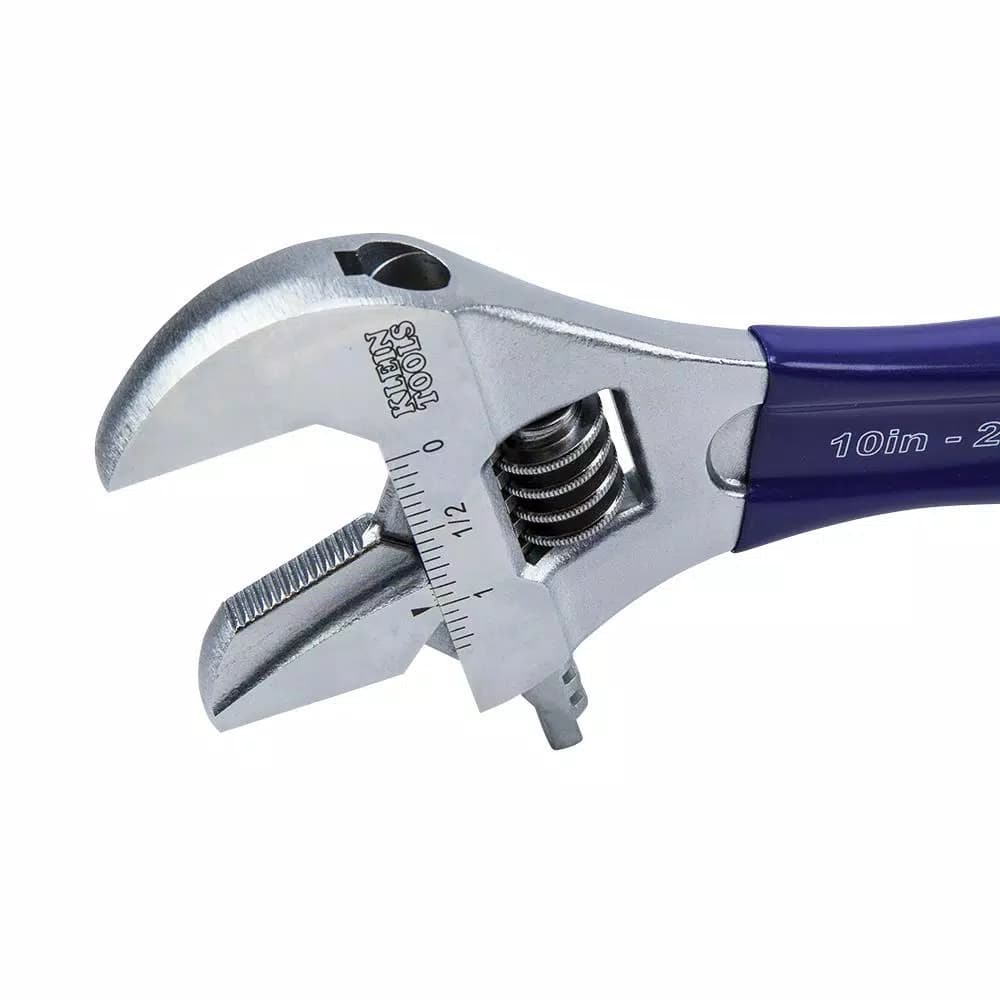 Klein Tools 10 in. Reversible Jaw 2-in-1 Adjustable and Pipe Wrench