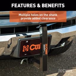 CURT Hitch-Mounted Spare Tire Mount for 2" Receiver thumbnail 8