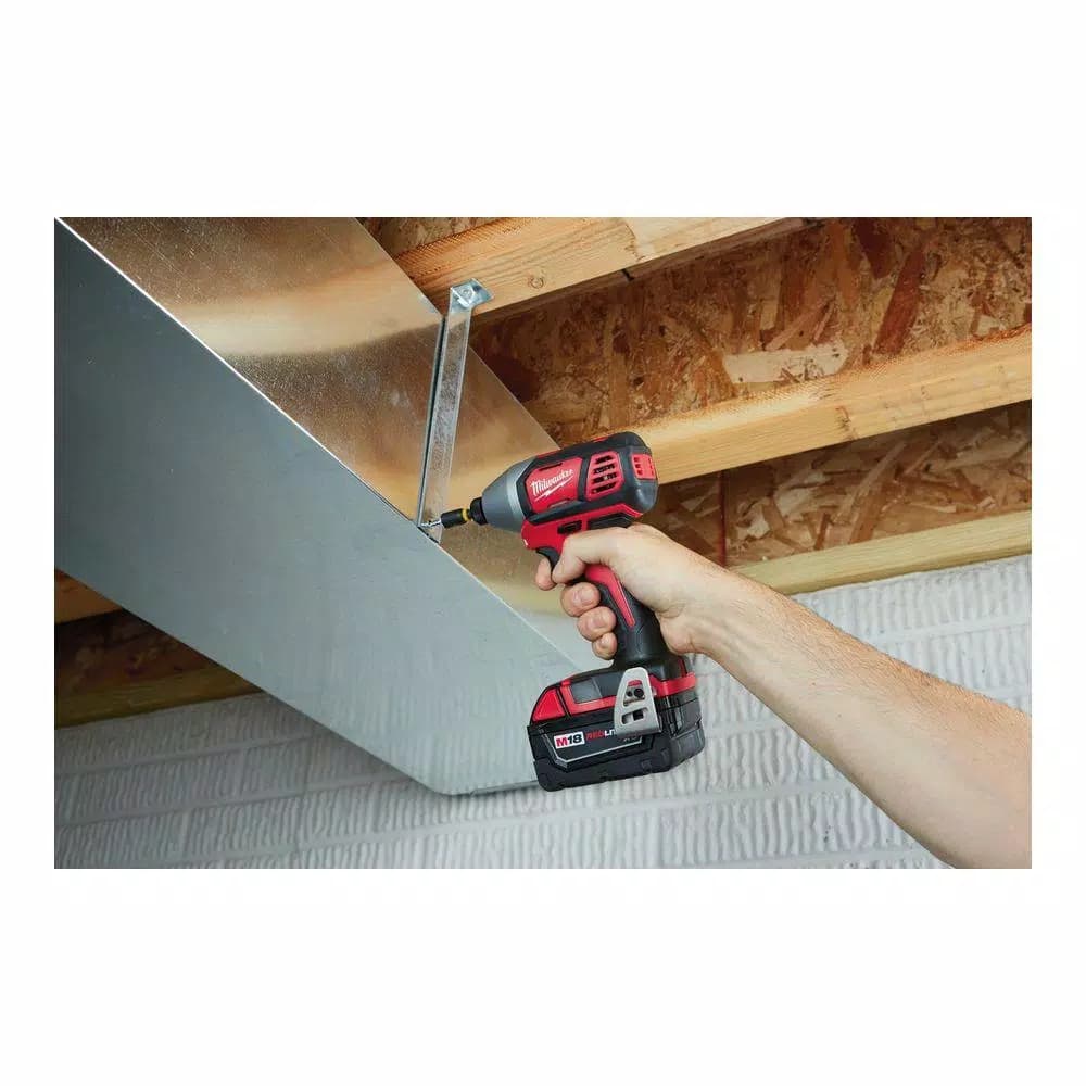 Milwaukee M18 18V Lithium-Ion Cordless 1/4 in. Hex Impact Driver (Tool-Only)