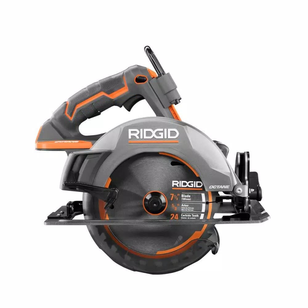 RIDGID 18V OCTANE Brushless 7-1/4 in. Cordless Circular Saw, Tool Only