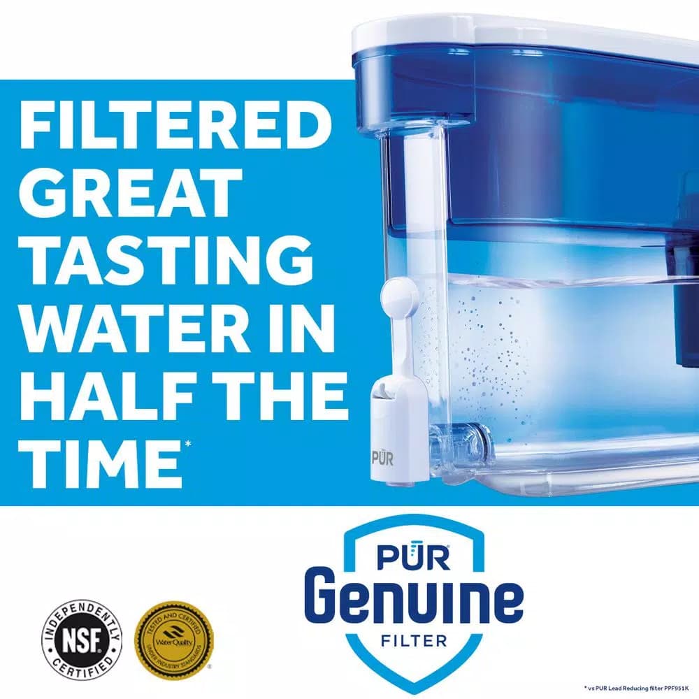 PUR Classic 30-Cup Water Filtration Dispenser System with MAXION Technology