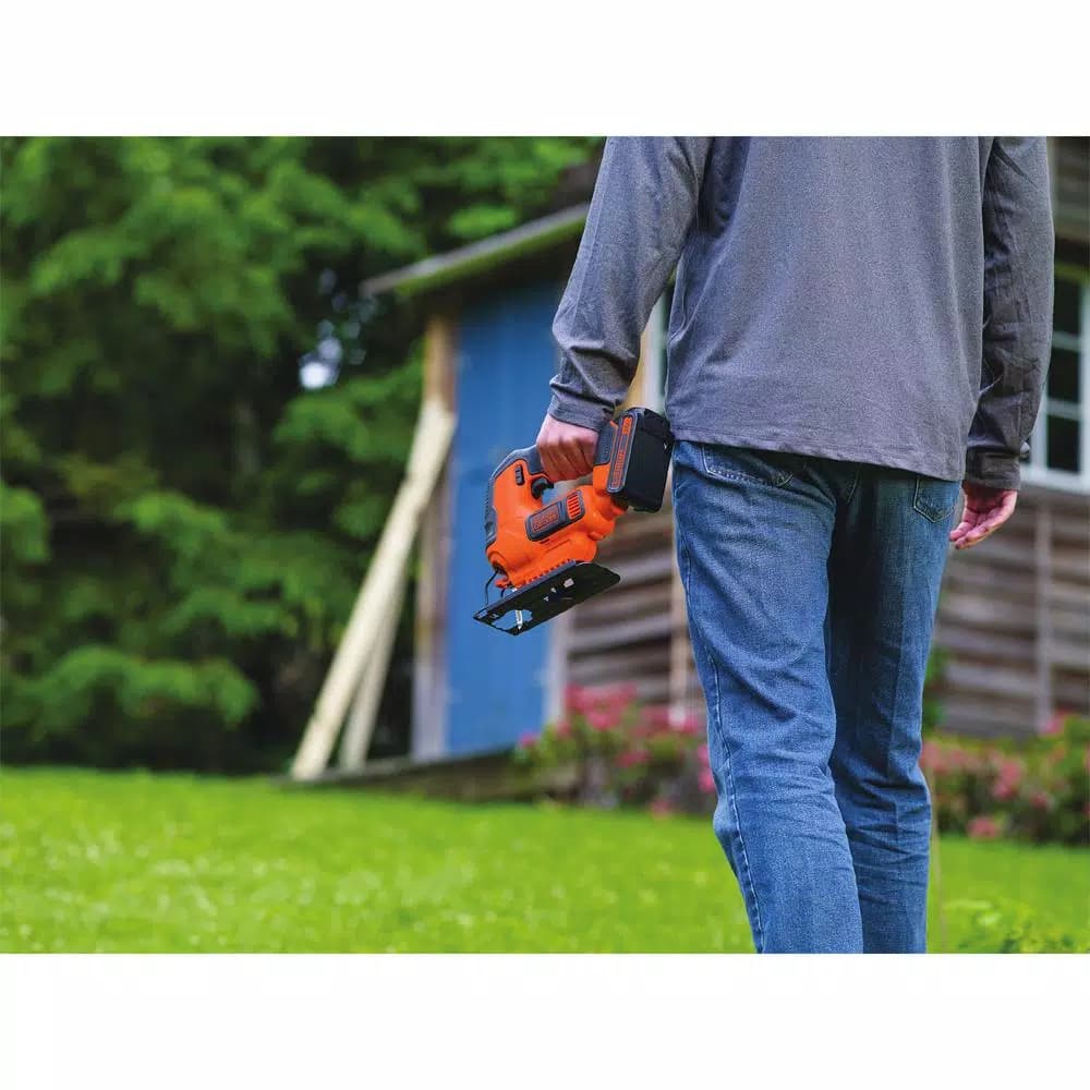 BLACK+DECKER 20V MAX Lithium-Ion Cordless Jig Saw, Tool-Only