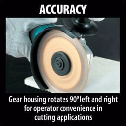 Makita 7.5-Amp 4-1/2 in. Corded Angle Grinder with AC/DC Switch (2-Pack) thumbnail 2