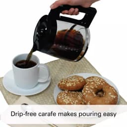 Hamilton Beach 12-Cup Programmable Easy Access Plus Coffee Maker, Black thumbnail 7