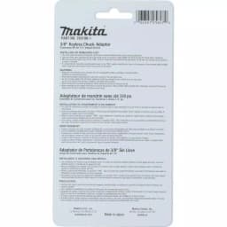 Makita 3/8 in. Metal Keyless Chuck Adaptor for Impact Drivers thumbnail 3