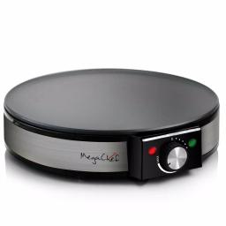 MegaChef Mega Chef 12-Inch Stainless Steel Electric Crepe and Pancake Maker Griddle, 1200W thumbnail 1