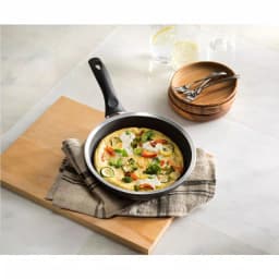 Ballarini Como 2-Piece Forged Aluminum Nonstick Frying Pan Set, Black thumbnail 2