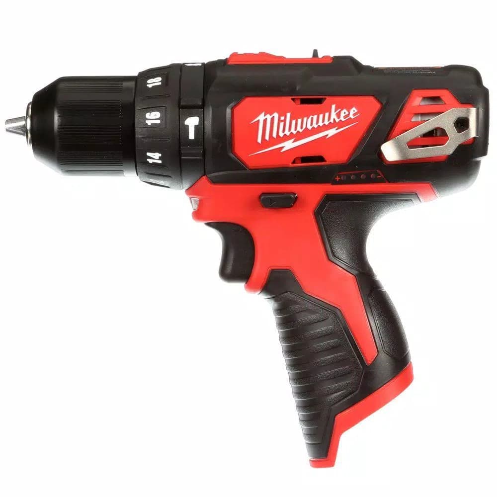 Milwaukee M12 12V Lithium-Ion Cordless 3/8 in. Hammer Drill Driver (Tool-Only)