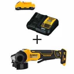 DEWALT 20V MAX XR 4-1/2 in. Brushless Cordless Angle Grinder Kit with 3.0 Ah Battery and Charger thumbnail 1
