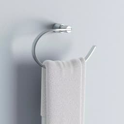 Fresca Magnifico Chrome Towel Ring - Heavy Duty Brass Hand Towel Holder thumbnail 2