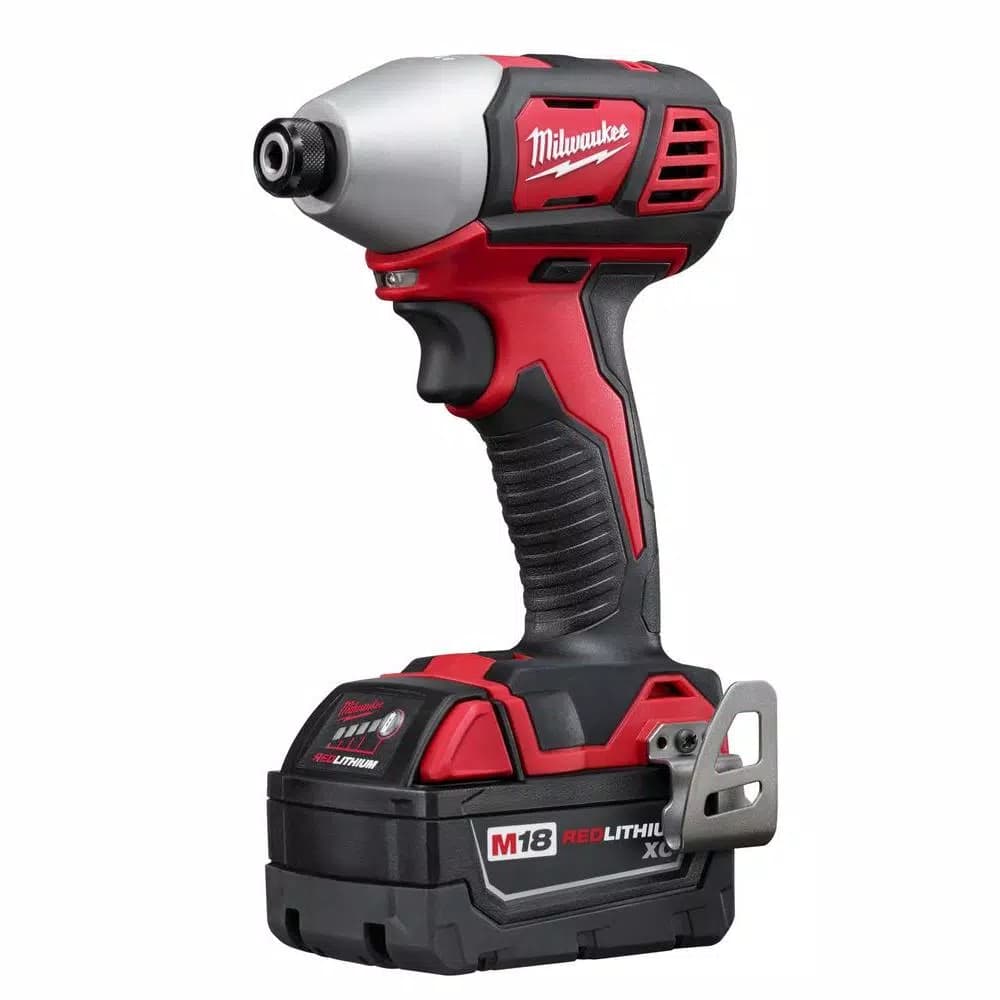 Milwaukee M18 18V Lithium-Ion 1/4 in. Hex 2-Speed Impact Driver Kit with (2) 3.0Ah Batteries, Charger, and Case