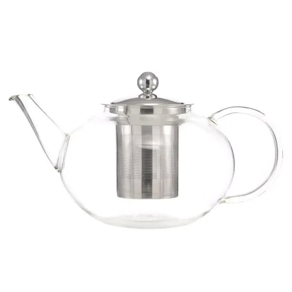 GROSCHE Joliette 42 oz. Borosilicate Glass Teapot with Stainless Steel Infuser