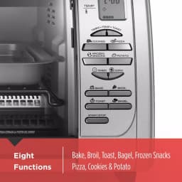 BLACK+DECKER 1500W 6-Slice Stainless Steel Toaster Oven with Convection and Broiler thumbnail 6