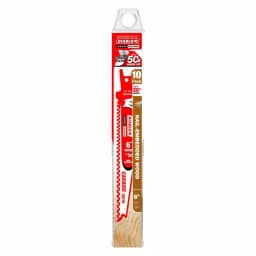 Diablo Demo Demon Carbide Teeth Reciprocating Saw Blades for Nail-Embedded Wood, 6 in., 5/7 TPI (10-Pack) thumbnail 4