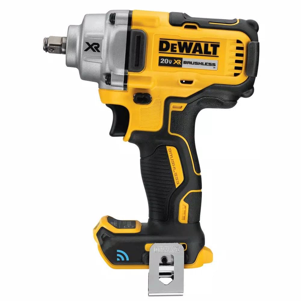 DEWALT 20V MAX XR 1/2 in. Brushless Mid-Range Impact Wrench with Tool Connect, Hog Ring Anvil (Tool-Only)