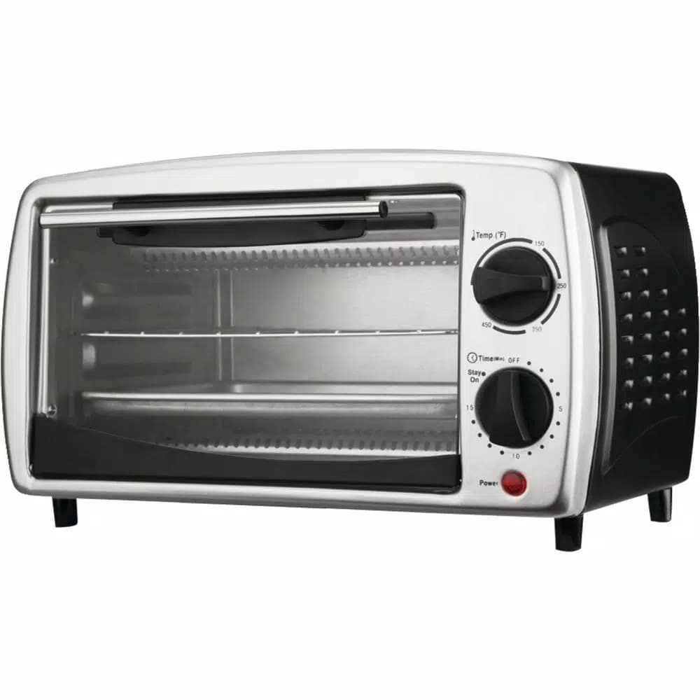 Brentwood Appliances TS-345B 4-Slice Toaster Oven and Broiler, 700W, Black