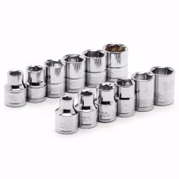 Husky 3/8 in. Drive Palm Ratchet and Socket Set, 30-Piece thumbnail 2