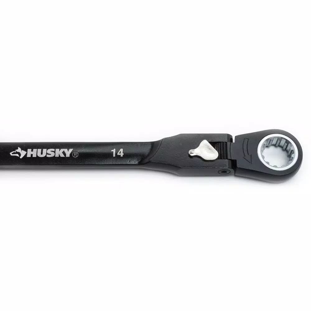 Husky 6-Piece Metric 100-Position Flex-Head Ratcheting Wrench Set