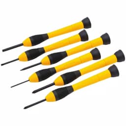 Stanley 6-Piece Precision Screwdriver Set with Swivel-Head Handles and Storage Case thumbnail 3