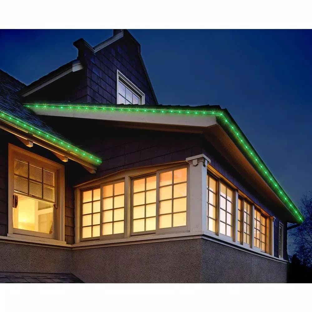 Starlite Creations 18 ft. Green LED Mini Rope Lights, 72 Micro LEDs, Indoor/Outdoor Weather Resistant