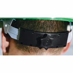 ERB Safety Americana Vented Full Brim Hard Hat with Mega Ratchet Suspension - Blue thumbnail 3
