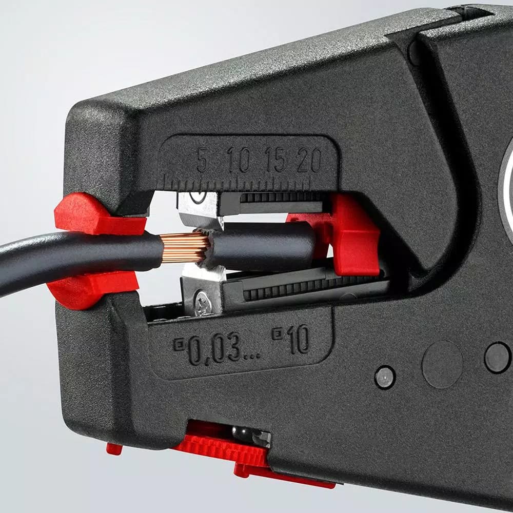 KNIPEX 8 in. Self-Adjusting Wire Stripper and Cutter