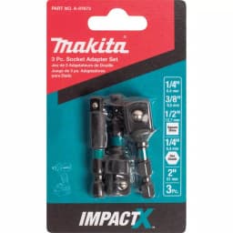 Makita ImpactX 2 in. Modified S2 Steel Socket Adapter Set, 3-Pack thumbnail 2
