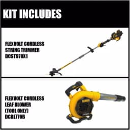 DEWALT 60V MAX FLEXVOLT Brushless 15 in. String Trimmer Kit with 3.0 Ah Battery and Charger thumbnail 3