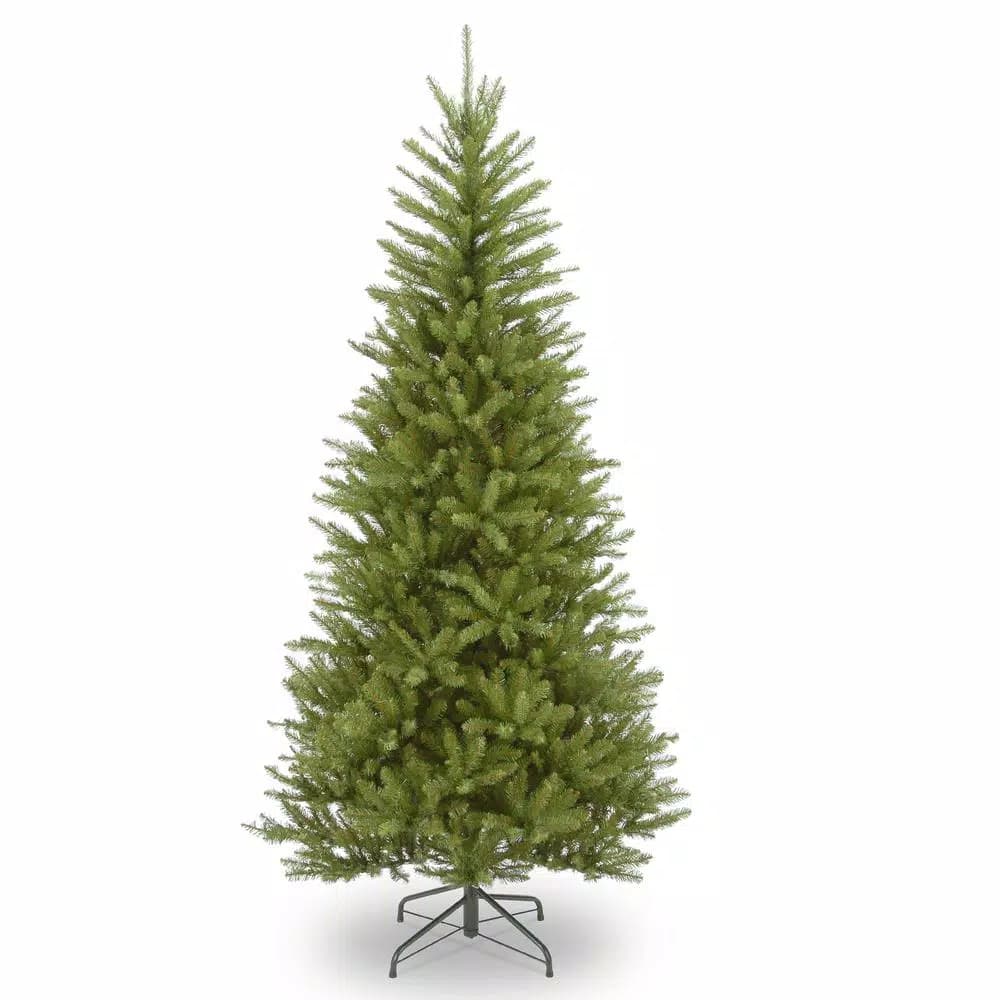 National Tree Company 9 ft. Dunhill Fir Slim Artificial Christmas Tree, 2832 Tips, Unlit
